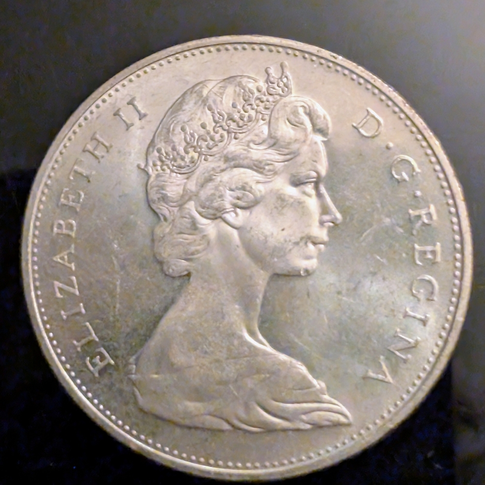 1965 Canadian Silver Dollar Coin